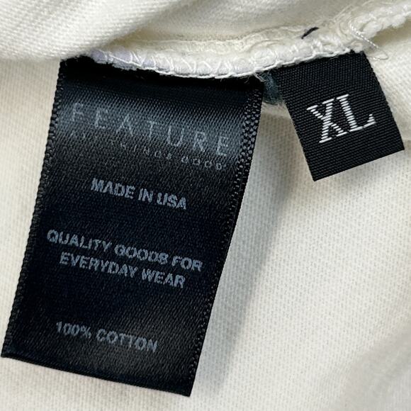 Feature x Saucony Greetings From Dreamland USA T Shirt UFO White Tee XL X-Large - Picture 11 of 12